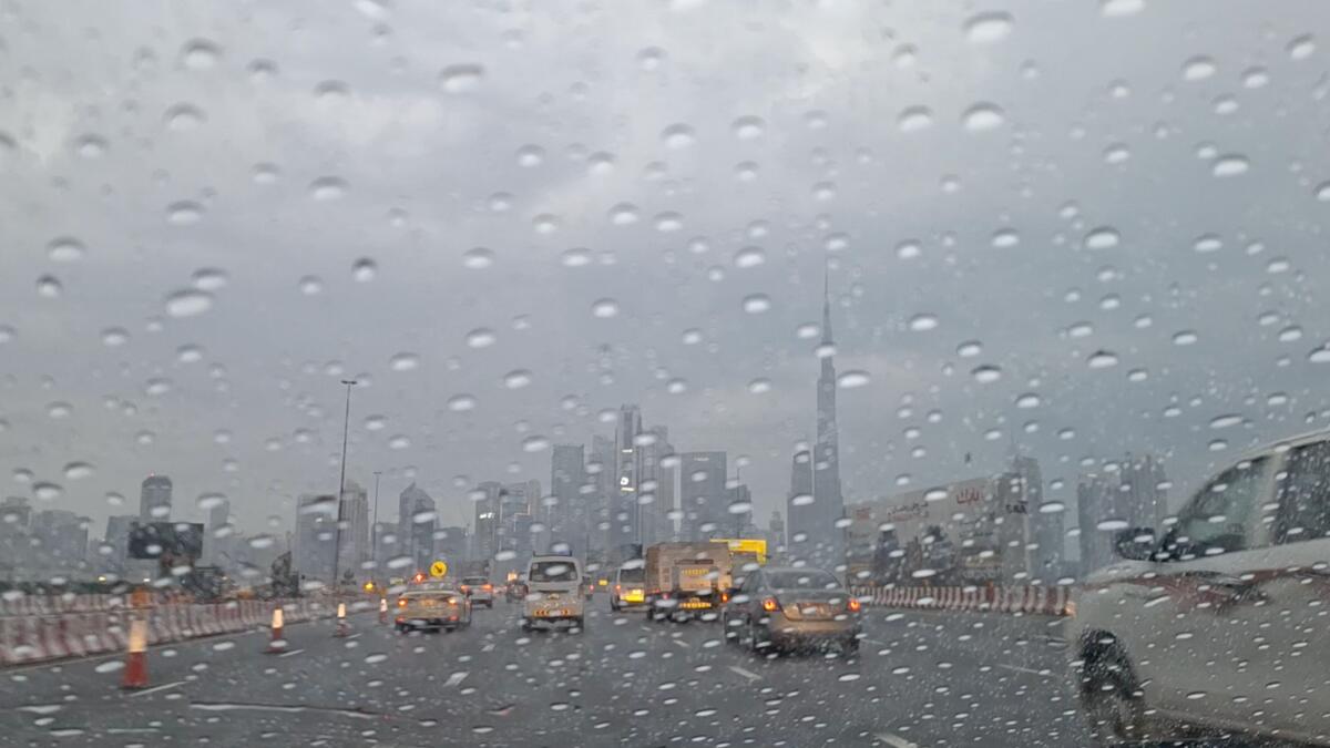 Watch Lightning, heavy rains in Dubai as unstable weather hits UAE