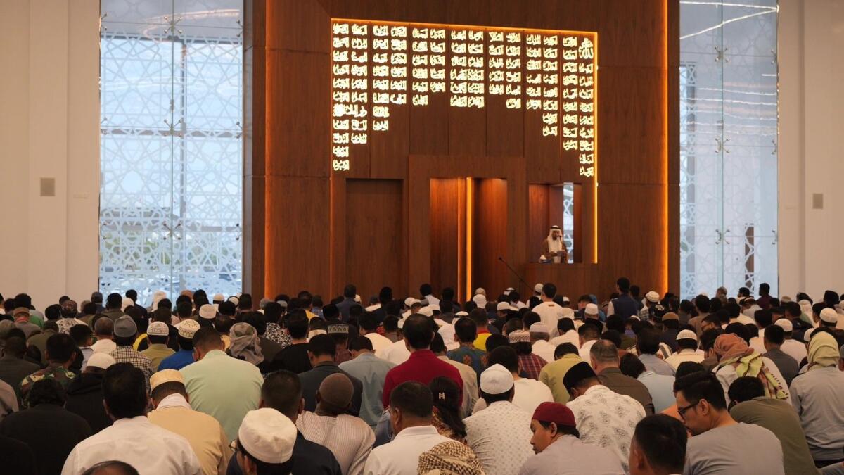 Look Indonesians in UAE celebrate Eid with prayers at new Joko Widodo